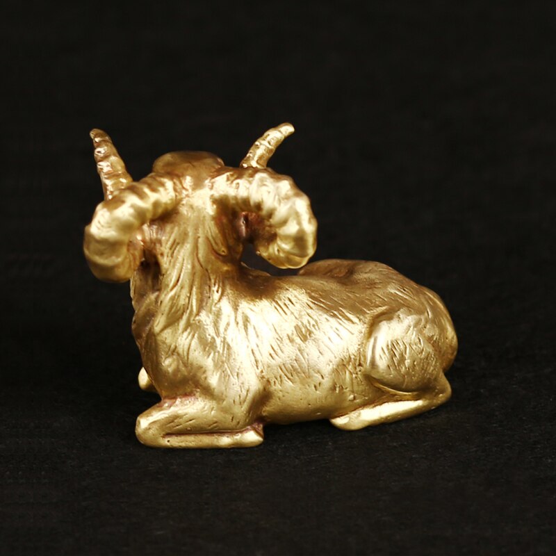 Mooie Geit Paperweights Decoratie Schilderen Messing Papier Drukt Draagbare Creatieve Brush Pen Rest Chinese Kalligrafie Paperweights