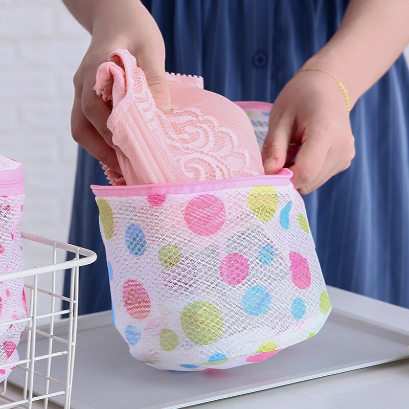 Household Protective Laundry Bag Washing Machine Laundry Bag Bra Underwear Washing and Care Bag Fine Mesh Set Laundry Mesh Bag