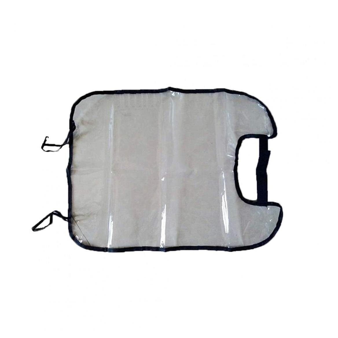 Car Seat Terug Protectors Anti-Vuile Auto Voertuig Auto Seat Protector Back Cover Transparant Verwijderbare Hangen Pad (Zwart)