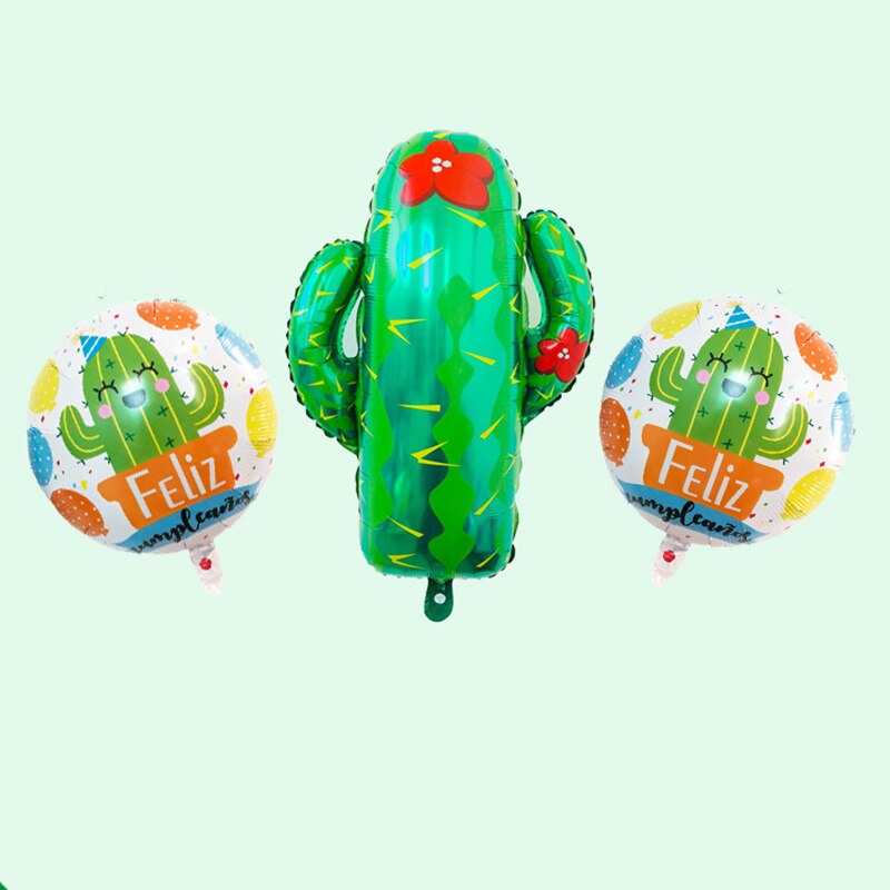 Avocado Cactus Folie Ballon Kinderen Gelukkige Verjaardag Ballonnen Helium Ballon Voor Bruiloft Festival Decoratie