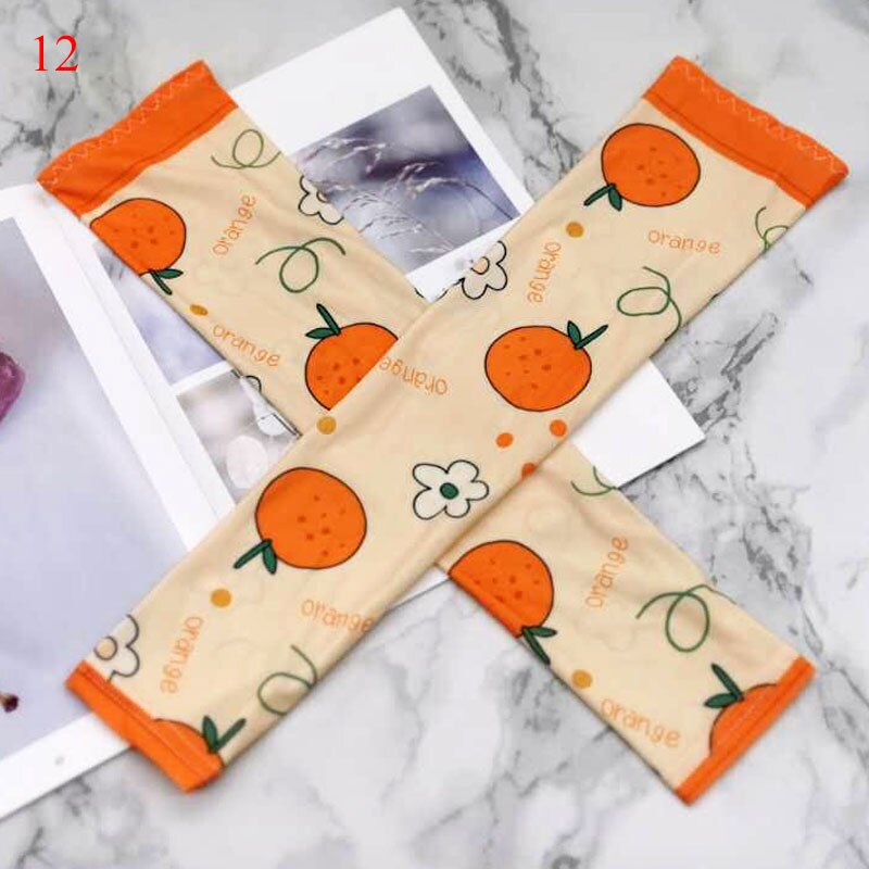 Uv beskyttelse is ærmer armbeskyttere ærmer solbeskyttelse ærmer is silke ærmer anti-myg kvinde hånd ærme: 12