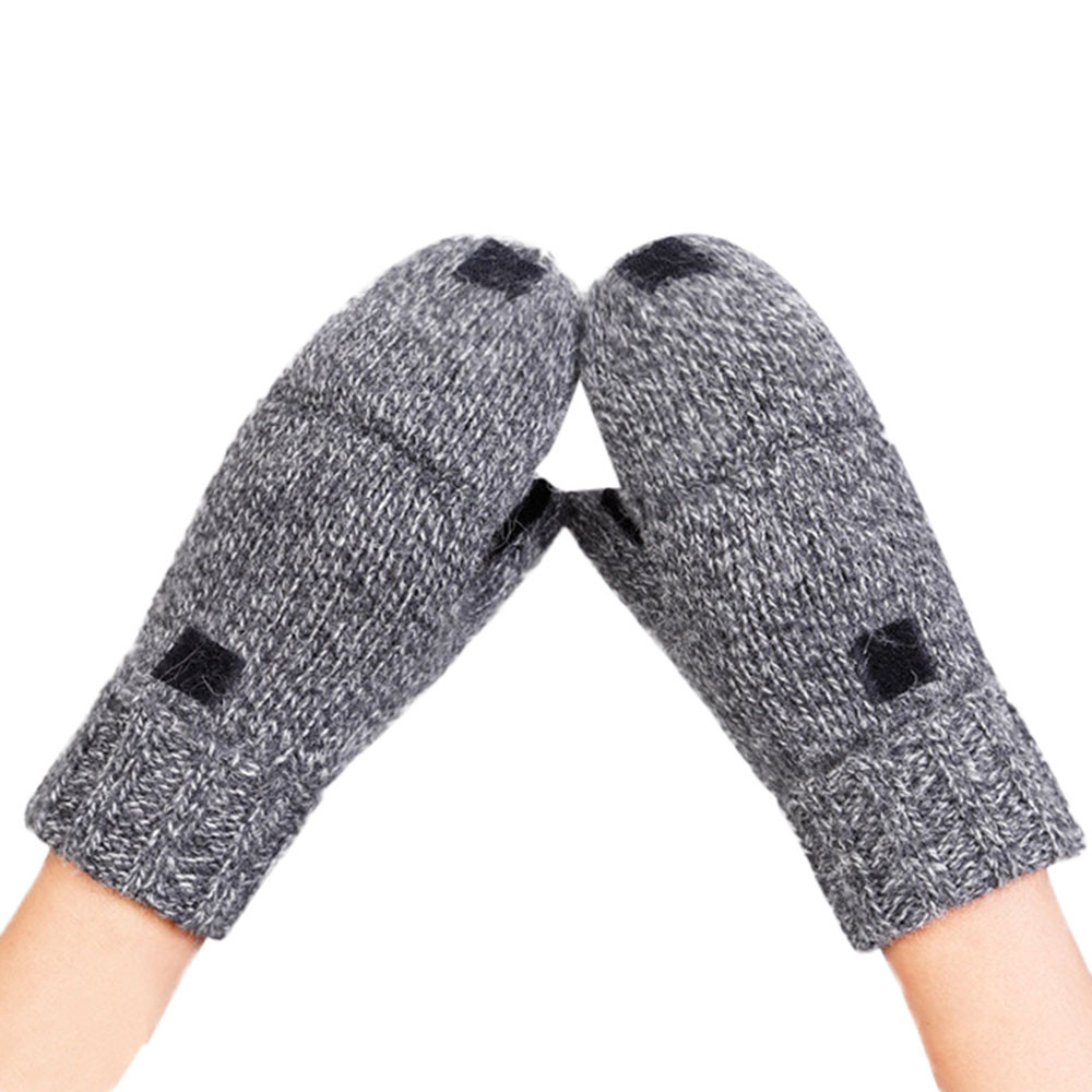 unisex Männer Frauen Winter Handschuhe Fahrrad Ich bin Freien Wolle Halb-Klingelton Über kippen Abdeckung Warme Handschuhe guantes invierno luvas de inverno