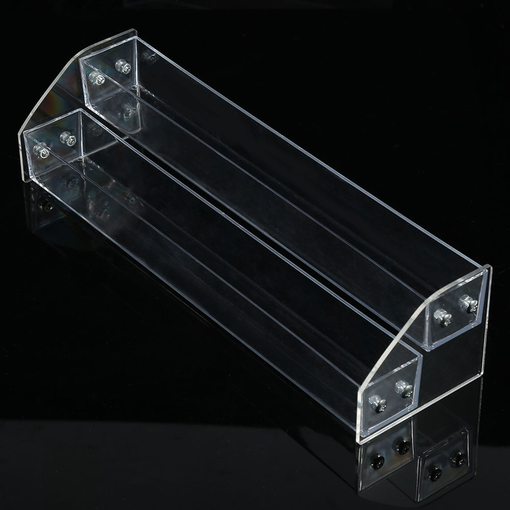 Klar akryl skønhed makeup neglelak opbevaring organisator rack display holder flerlags display stativ manicure værktøj