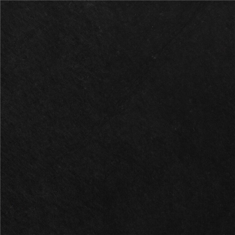 Vilt Stof Vel - 50x40cm - Polyester - Patchwork - voor DIY Knutselen: Zwart