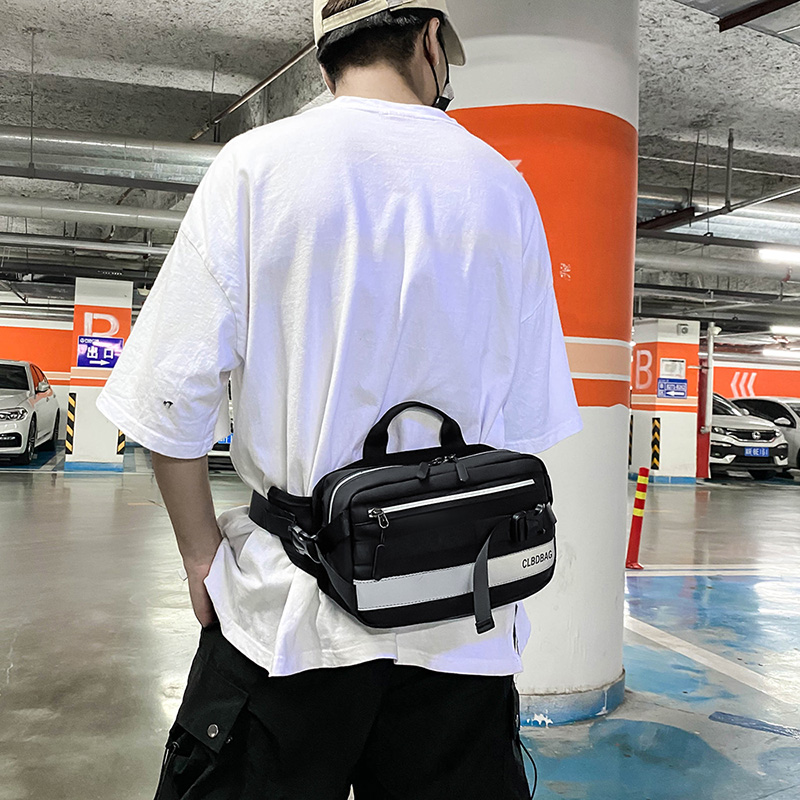 Reflektierende gürteltasche für damen, wasserdichte hüfttasche, herren-bauchtasche, reise-umhängetasche, brusttasche, unisex-hüfttasche