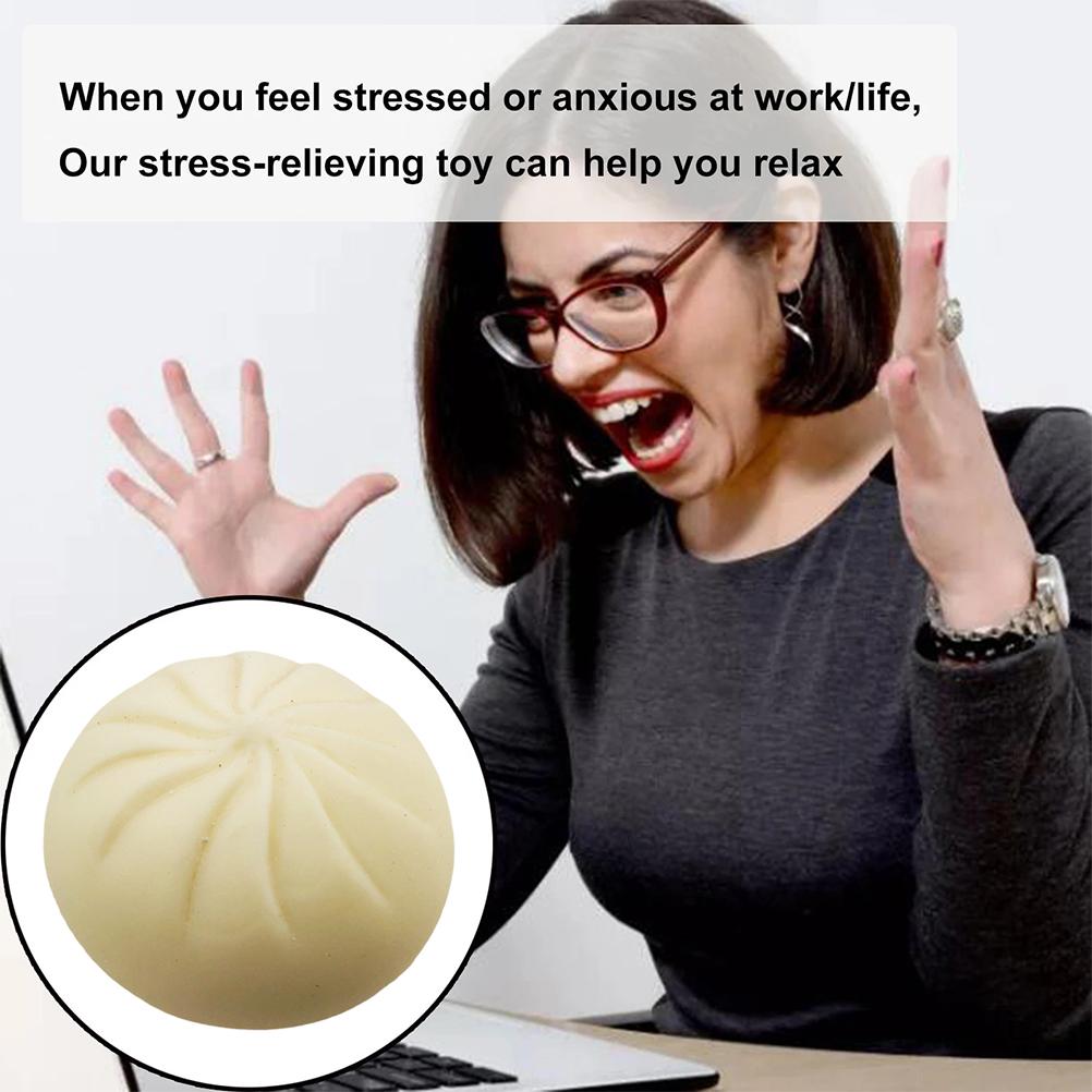 Nuovo giocattolo di spremitura simulazione Big Bun giocattolo di spremitura allevia lo Stress giocattolo di decompressione a rimbalzo lento spremere carino e alleviare lo stress