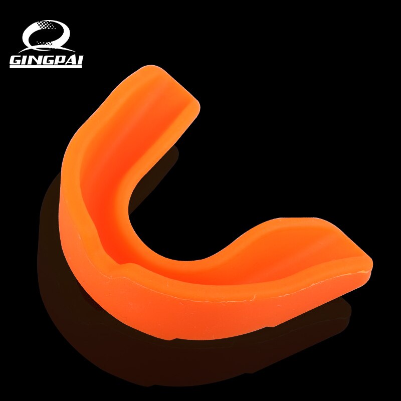 Färgglada munskydd munskydd tandskydd boxning sport kick mma fotboll basket karate muay thai tandskydd: Orange