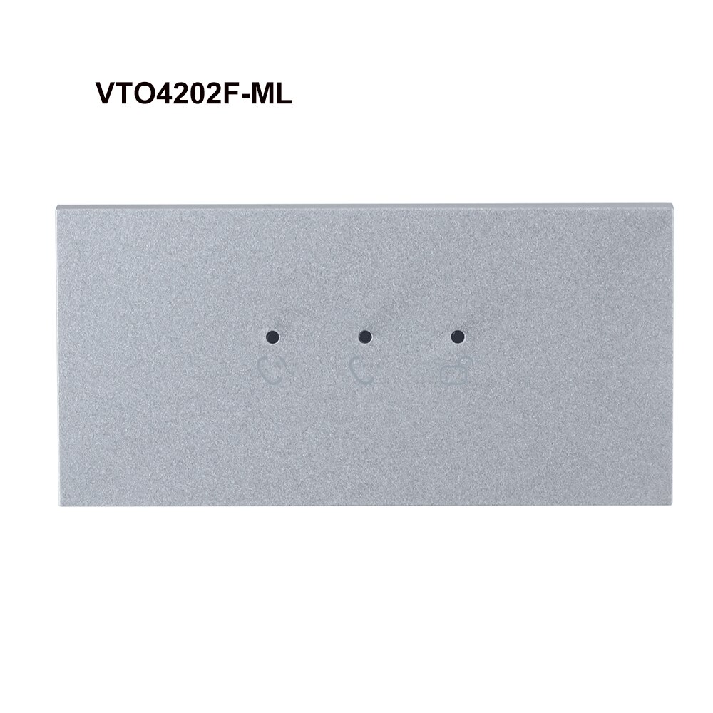 Dahua VTO4202F-X Series Modular Outdoor Station Voice and Video 2 MP Definition Fisheye Camera 160° View Range Access control: VTO4202F-ML