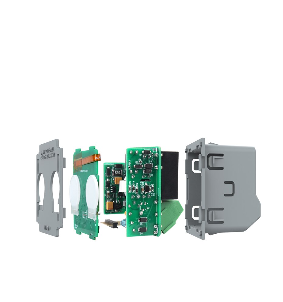 LIVOLO-Base de interruptor de pantalla táctil ZigBee, accesorios cruzados de 2 vías, sin placa y Panel, para reemplazo, productos DIY