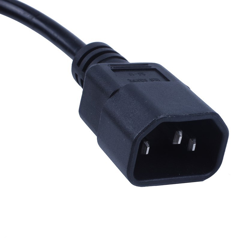 Special PDU UPS Power Cord Cable, IEC 320 C14 to C13 with On/Off Switch 30cm Black