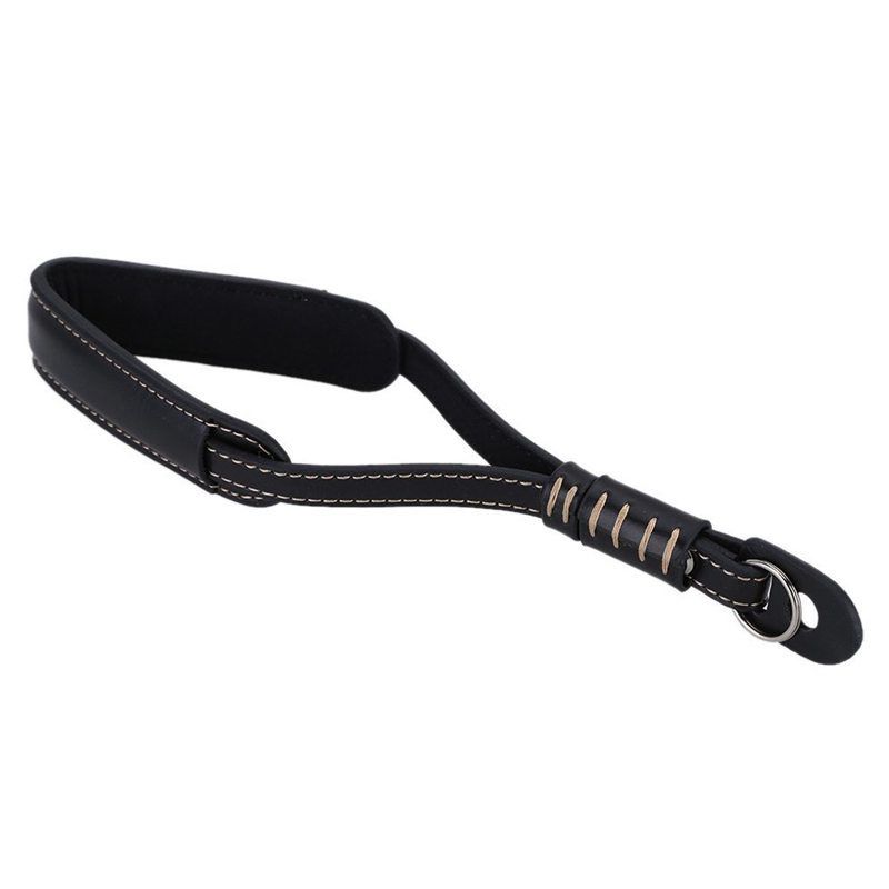 Pu læderrem kamera håndled håndrem læder lanyard til canon eos 1200d t3 rebel 1100d x50 eos kiss  x70