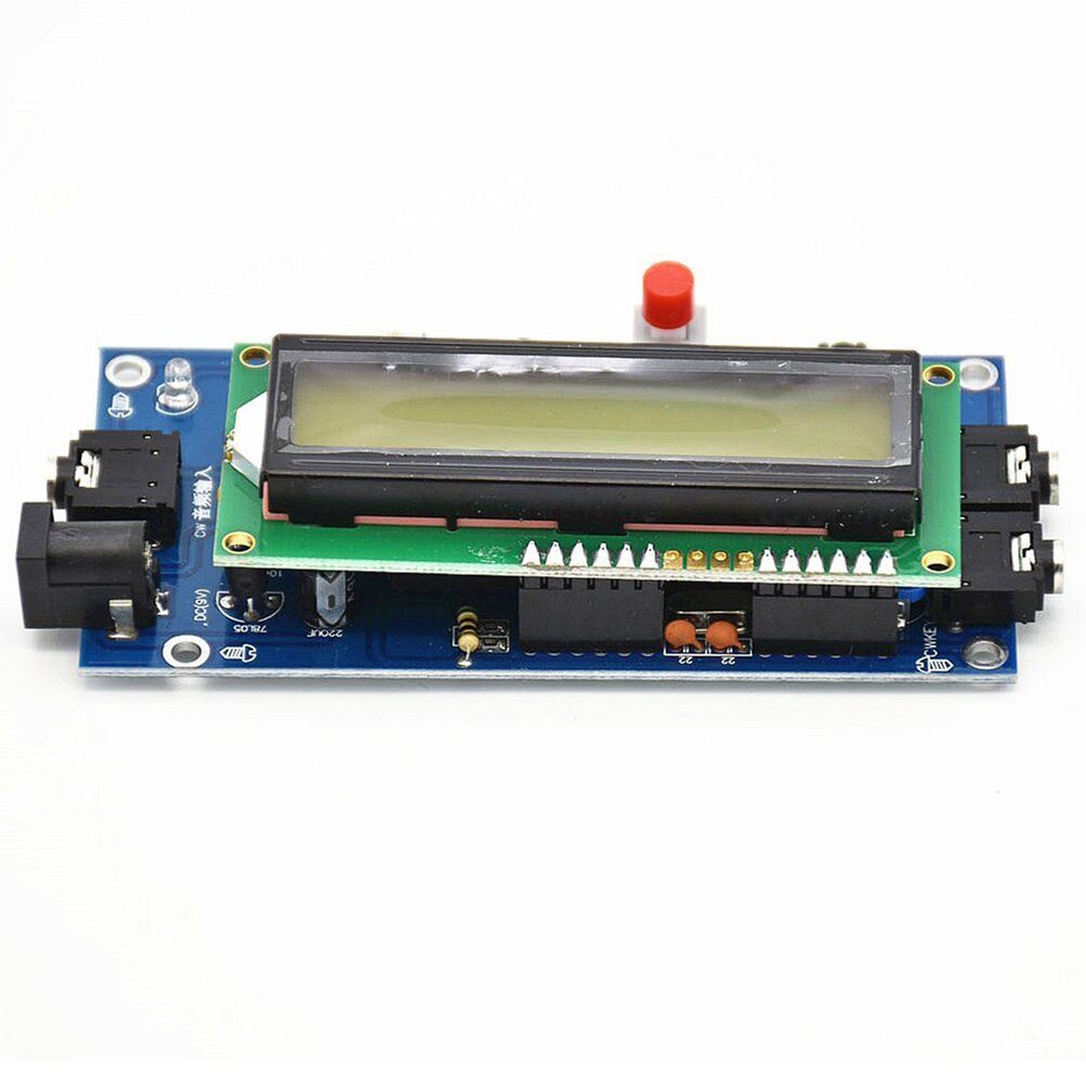 Holdbart mini  dc7-12v/500ma oversætterværktøj tilbehør morse skinke radio lcd display modul udskiftning kodelæser cw dekoder