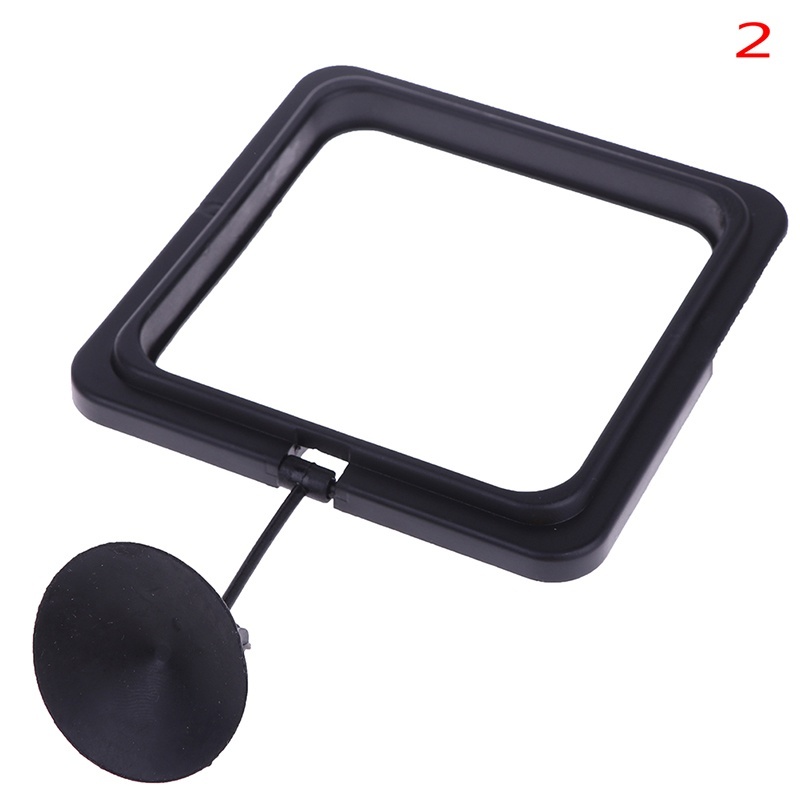 1pc akvarium mate ringe fisketank stasjon flytende matte tary firkantet/sirkel mater: 2