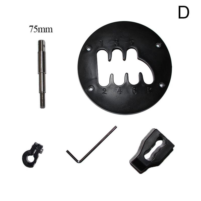 Modified Damping Shifter For Thrustmaster TH8A Gear Accessories Short Throw/Short Shifter Mid Plate 6-Speed Cover Upgrade Kit: D