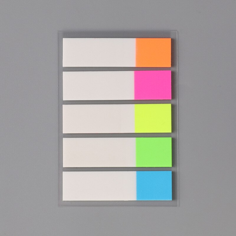 Snoep Kleur Sticky Notes Postkantoor Werk Plan Supply Scratch Briefpapier School Student Note Label Index Notepad: Style 2