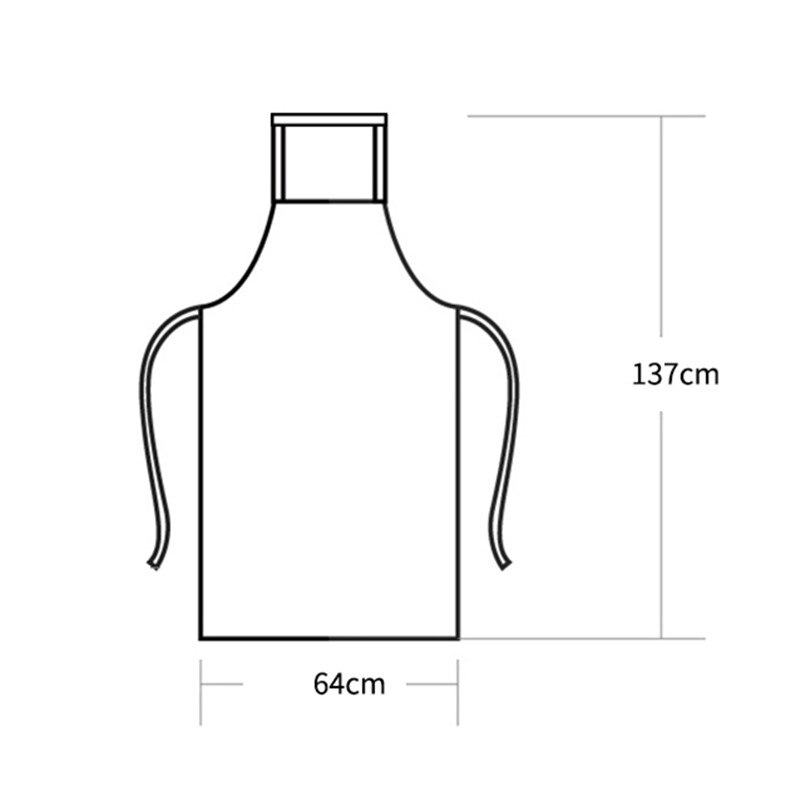 Keramik kunst forklæde voksen lærred maleri forklæde gør-det-selv keramisk skulptur mudder-tilbageholdende overalls anti-olie og anti-fouling 137*64cm
