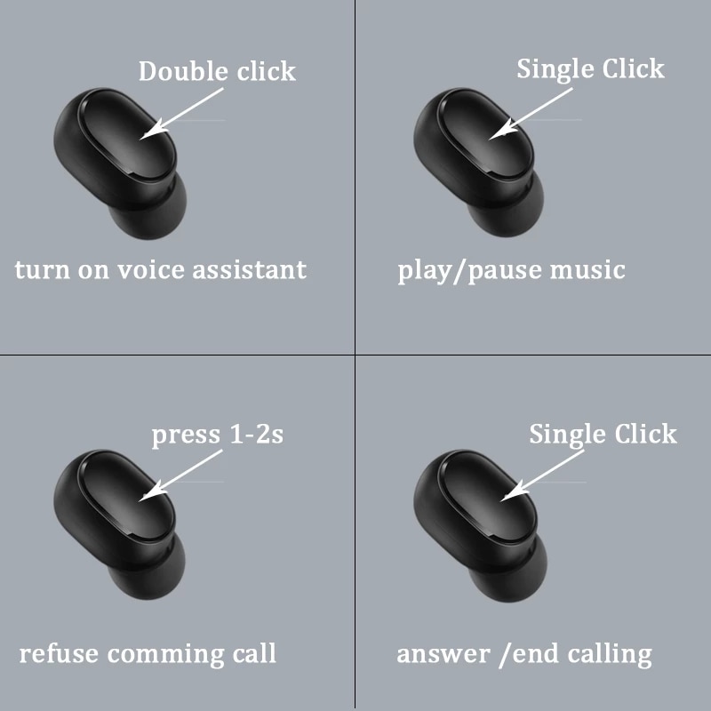 Original Xiaomi Airdots S TWS Earbuds Redmi AirDots 2 Pro 2SE Stereo Mi True Wireless Earphones Bluetooth Xiaomi Headsets Mic