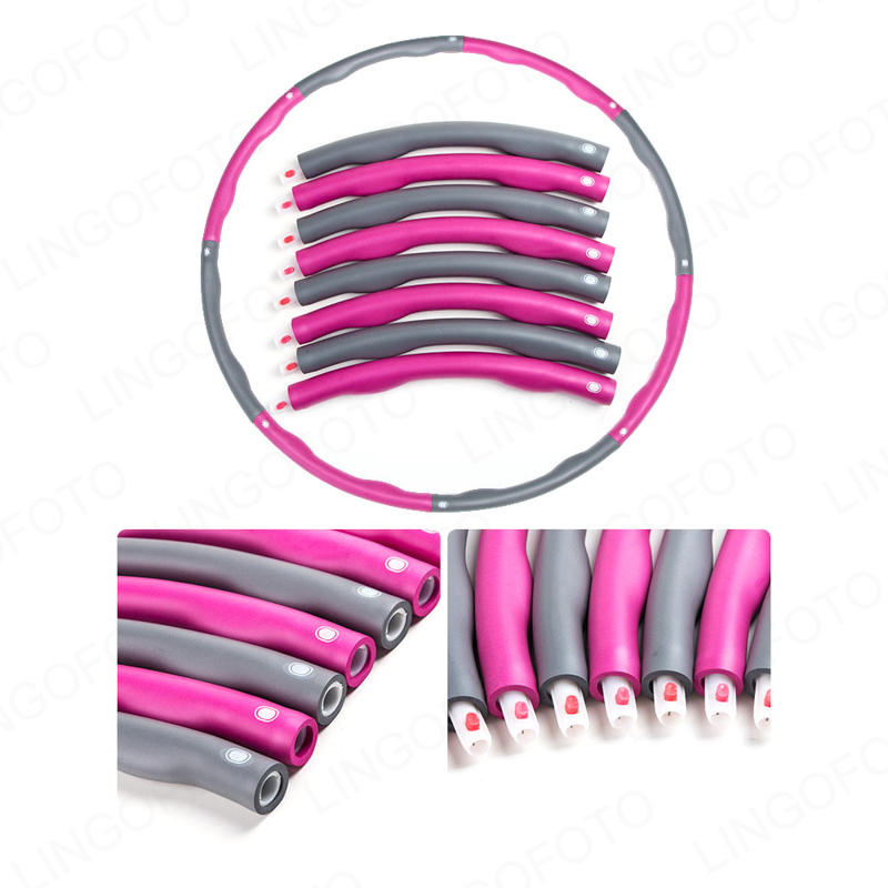 Weight Loss Sports Hoop Fitness Exercise Hula with Wavy Ridges Waist Exercise Equipment