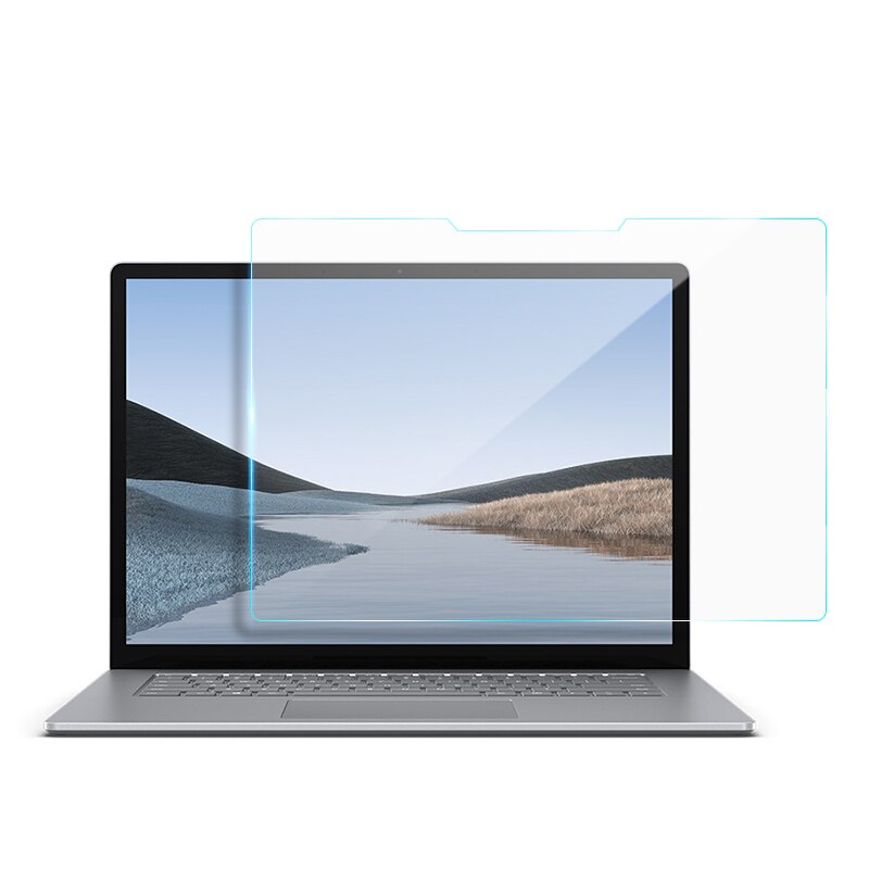 Tempered glass screen protector for Surface Laptop Go 12.4 inch clear film guard