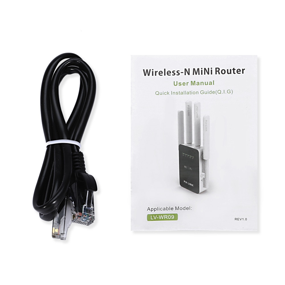 300Mbps WR09 wireless WIFI router WIFI repeater booster expander home network 802.11b / g / n RJ45 2 port Wilreless-N Wi-fi