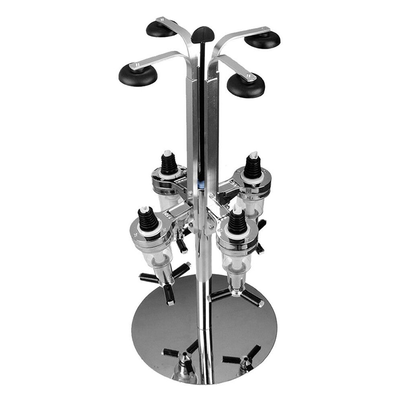 Drink Dispenser Stainless Steel Wall Mount Stand Drinks Optics Bar Butler Spirits Party Bar Kitchen Gadgets