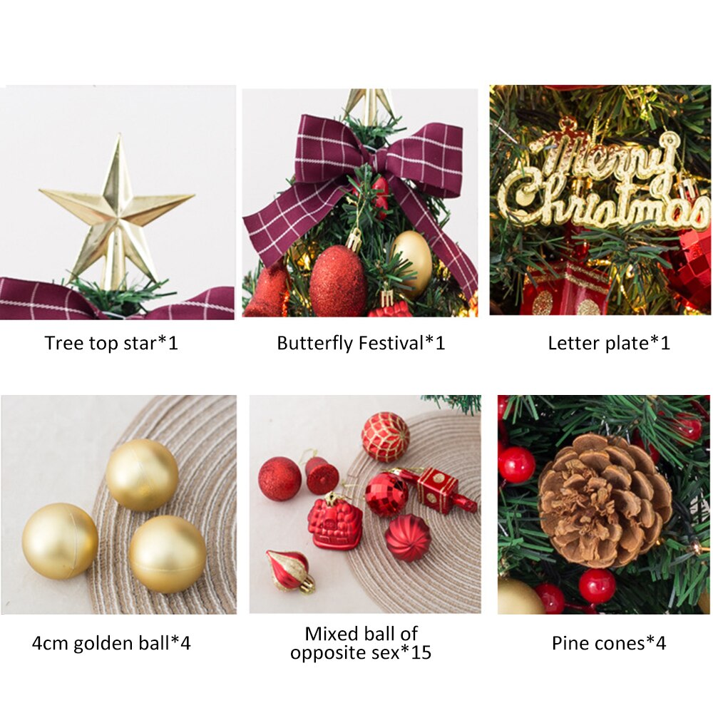 Lampe LED de Table en forme de sapin de noël, Mini sapin de pin, luminaire décoratif d&#39;intérieur, idéal comme de noël ou du nouvel an, 45CM