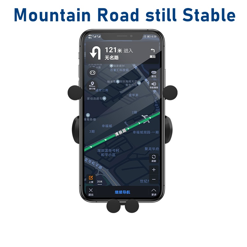 Tongdaytech 10w auto qi fast wireless charger gravity car phone holder for iphone 8 xs 11 pro samsung  s20