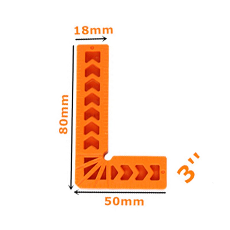 Multifunktions konturmåler uregelmæssige konturer måleværktøj træbearbejdning plastmål lineal konturmåler duplikator: Ret vinkel lineal