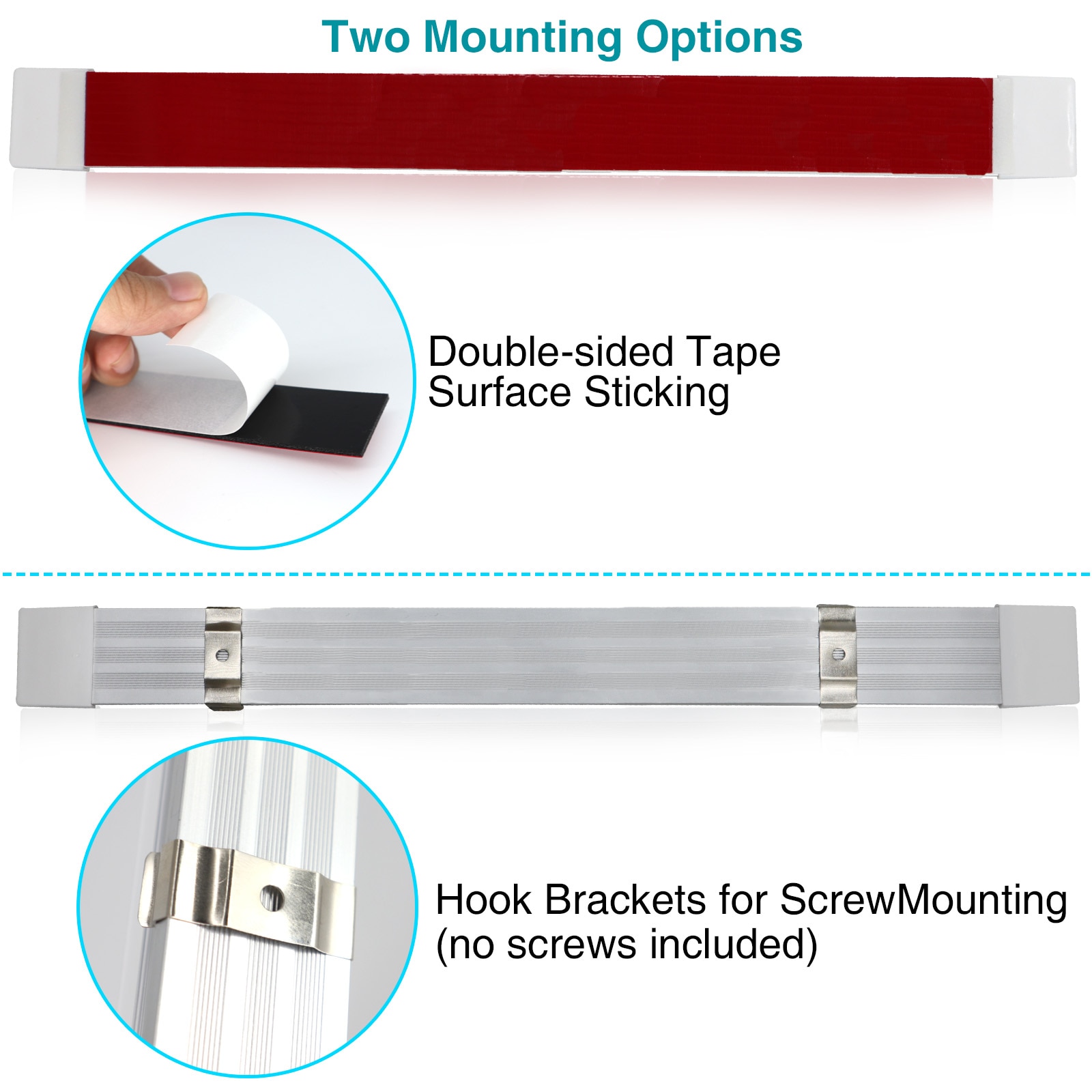 2Pcs 108 LED Car Interior White Strip Light Bar Car Interior Lamp with On/Off Switch Van Cabin Lorry Truck Camper Boat Camper