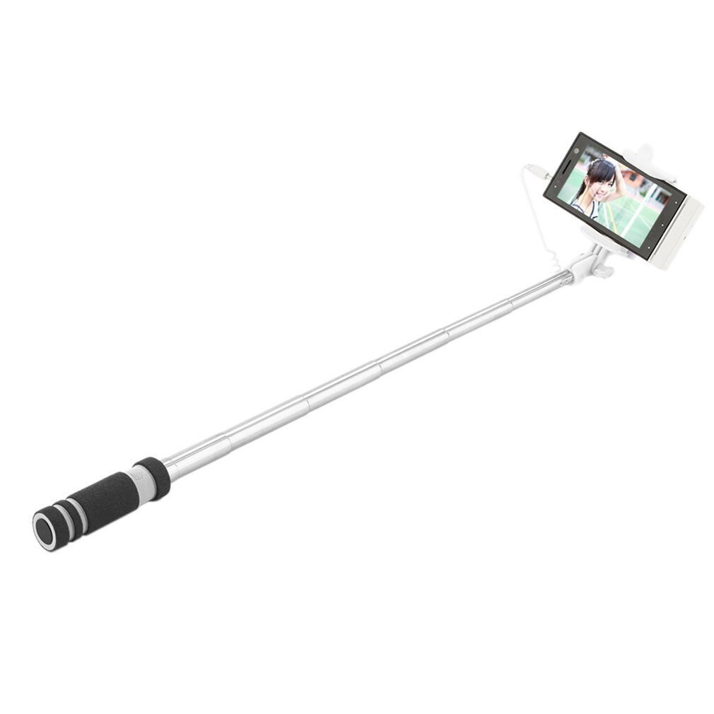 Colorful 14-60cm Mini Extendable Handheld Selfie Stick Wired Remote Shutter Monopod For iphone For huawei For Samsung