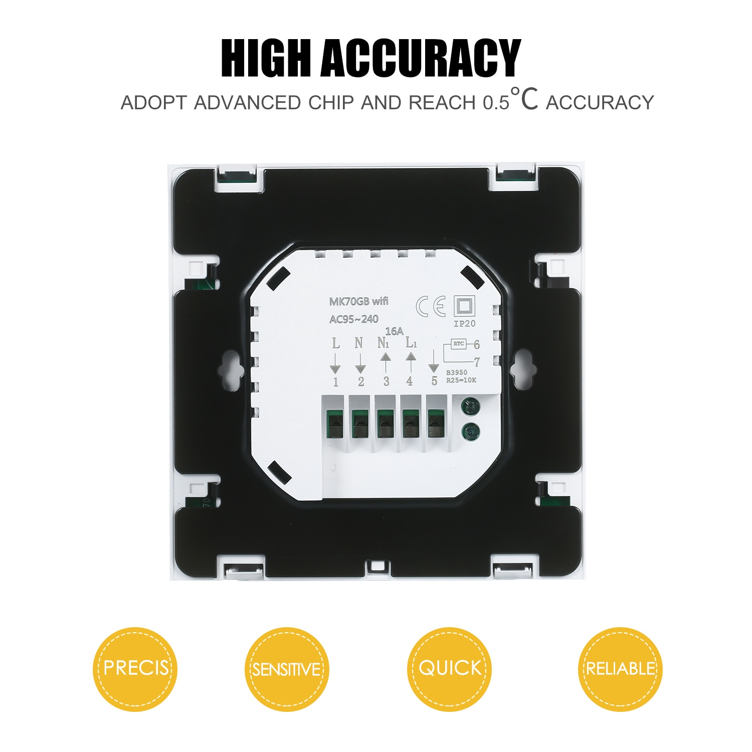 TUYA Wifi Thermostat Smart Programmable Electric Heating/water heating/gas boiler Temperature Controller Remote Control GC/GB/GA