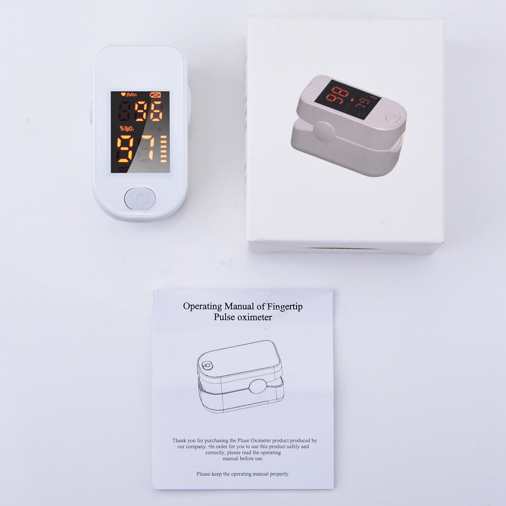 Draagbare vingerpulsoximeter led vingertopoximeter vingeroximeter spo 2 pr pi rr zuurstofsaturatiemonitor voor de gezondheidszorg