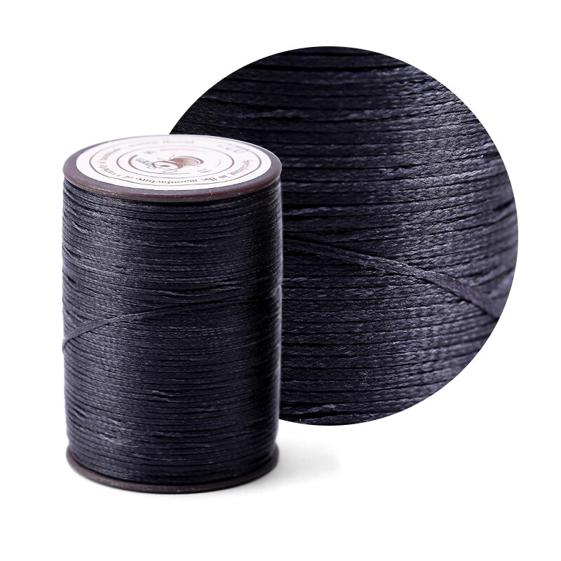 0.8Mm 100M Platte Wax Draad Naaien Lederen Gereedschap Hoge Sterkte Draad Wax Ropehand Maken Tool Voor Leer stof: 027