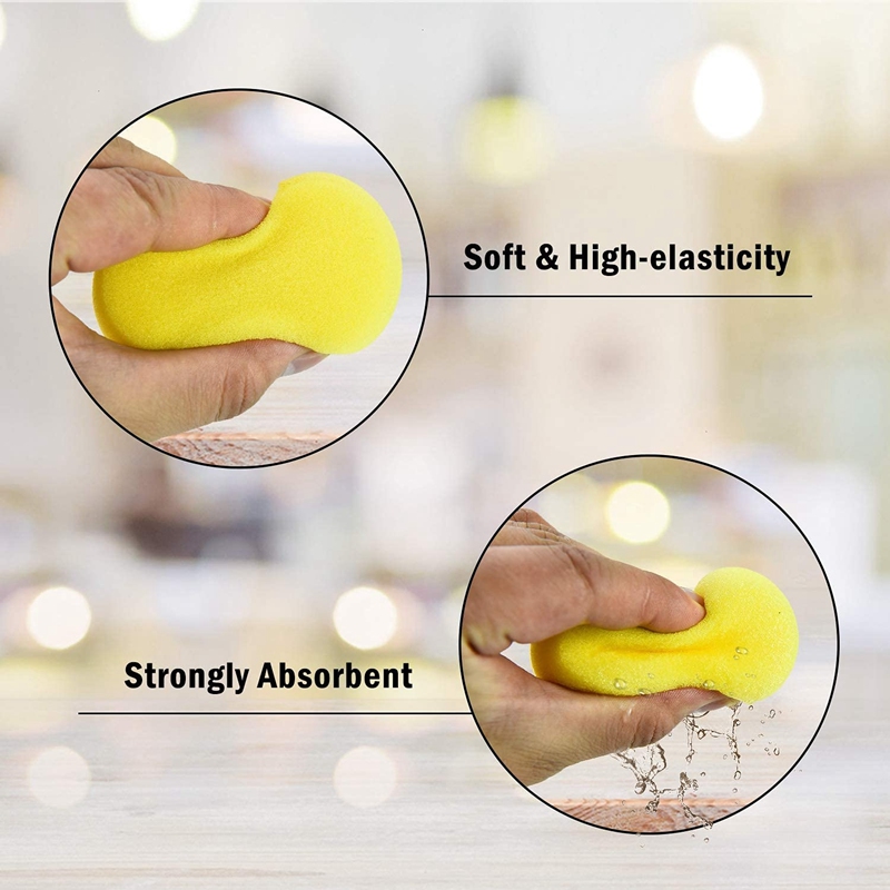 25 Pcs Painting Sponge, Artist Sponge for Watercolor, Crafts, Pottery, Clay, Ceramics, Face Painting &amp; Household Use