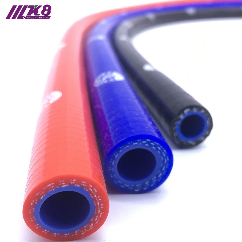 Rechte Silicone Koelmiddelslang 1 Meter Lengte Intercooler Pijp Id 6.5 Mm 8 Mm 10 Mm 12 Mm