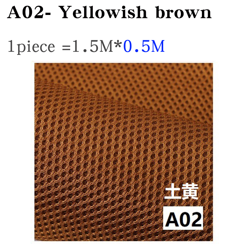 HIFIDIY LIVE haut-parleur gril tissu stéréo tissu Gille maille tissu haut-parleur accessoires de protection blanc marron argent noir 1.5*0.5: A02- yellowish brown