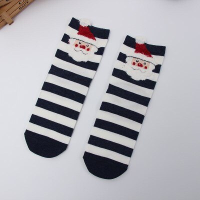 2 Pairs Kerst Sokken Winter Warm Gelukkig Nieuwjaar Kerst Decor Voor Thuis Vrolijk Kerstfeest Ornament Xmas