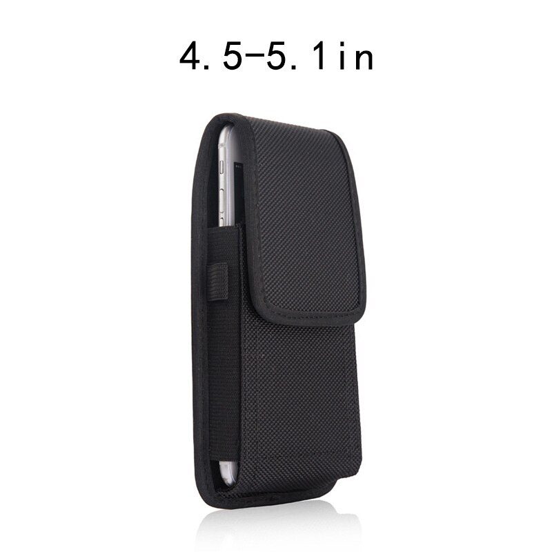 Iphonex Universele Mobiele Telefoon Pocket Heren Heuptas Nylon Stof Dragen Riemen Riem Clip Telefoon Cover Wallet Cover: used for  4.5-5.1