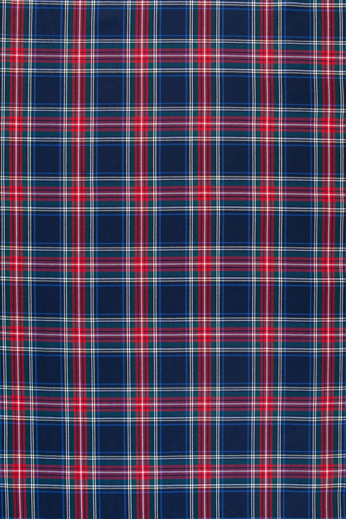100cm x 150cm Ecossaise Plaid tissu Tartan écossais Polyester Viscose coton fil sergé plissé jupe uniforme bleu marine 3651-1