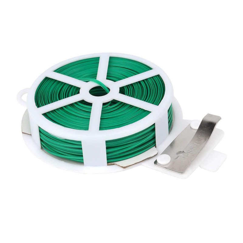 30m Plastic Iron Roll Wire Twist Wire Metal Cable Ties Garden Cable Ties Multi Packaging Rope Wiring Accessories Durable