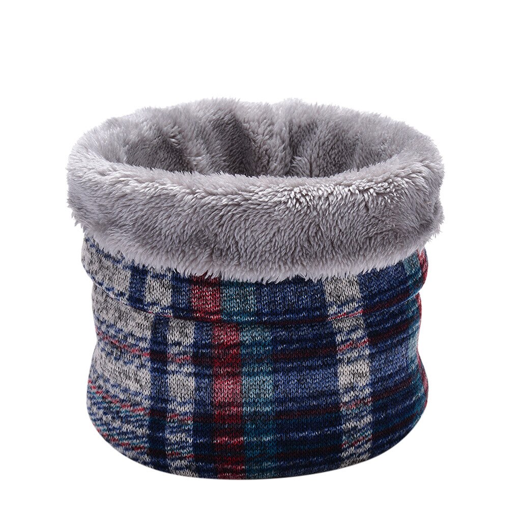 Winter Warm Brushed Knit Neck Warmer Circle Go Out Wrap Cowl Loop Snood Shawl Outdoor Ski Climbing Scarf For Men Women#p3: M