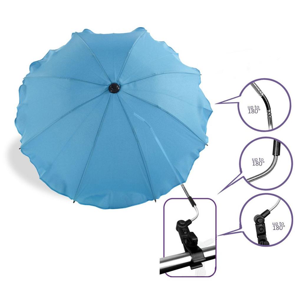 Einstellbare Baby Kinderwagen Regenschirm Halfter Zubehör Halterung Multi Verwendet Rollstuhl Sonnenschirm Regal Fahrrad Anschluss Kinderwagen Abdeckung Sonnenschirm