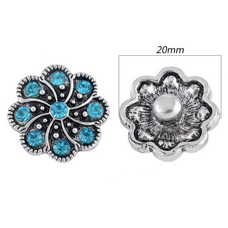 schönheit 3 stücke gemischt farbe blumen 18MM schnappen tasten passen schnappen Armbinde schnappen schmuck PL0121