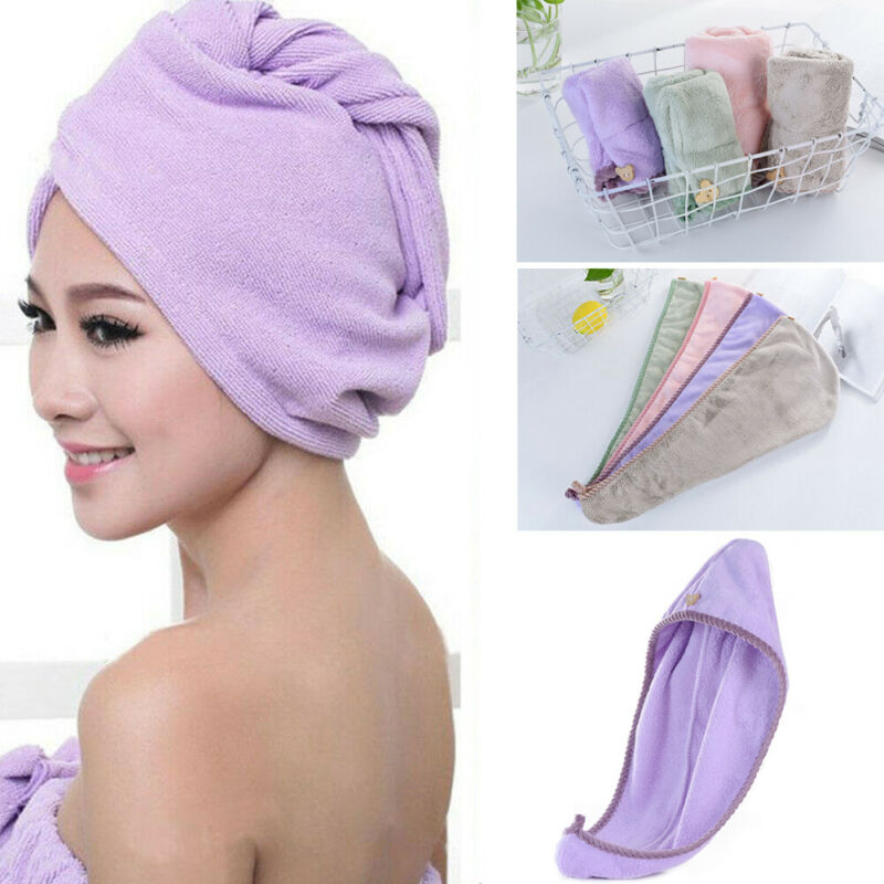 Magic Hair Drogen Handdoek Hat Cap Microvezel Quick Dry Tulband Voor Bad Douche Zwembad Handdoek
