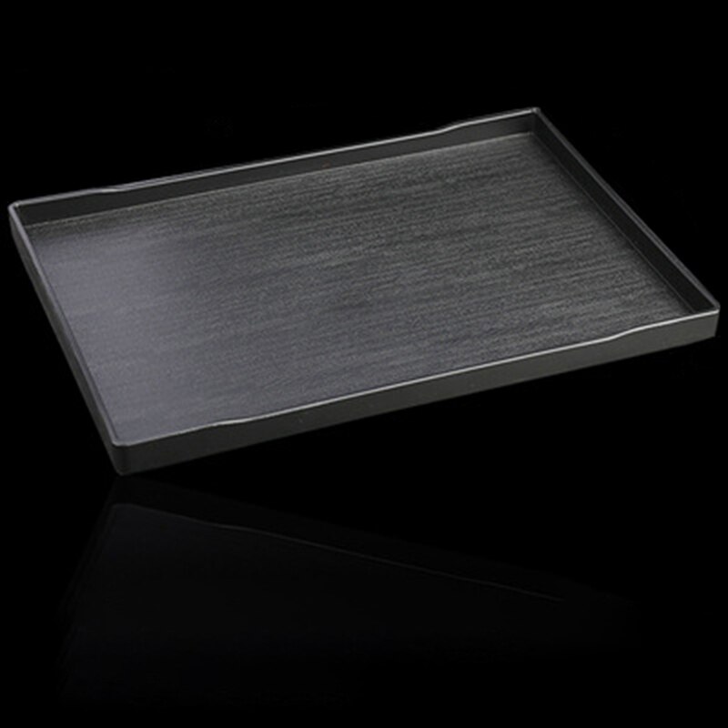 1pcs Rectangular Hotel Melamine Tray Water Cup Tea Tray Plastic Room Washing Storage Trays: BK5
