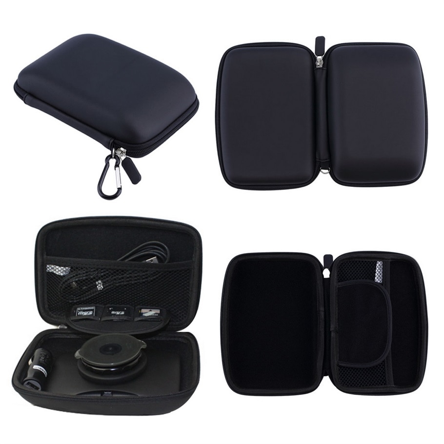 Funda negra para GPS Tomtom, protector de navegación de 6 pulgadas, funda de transporte, novedad