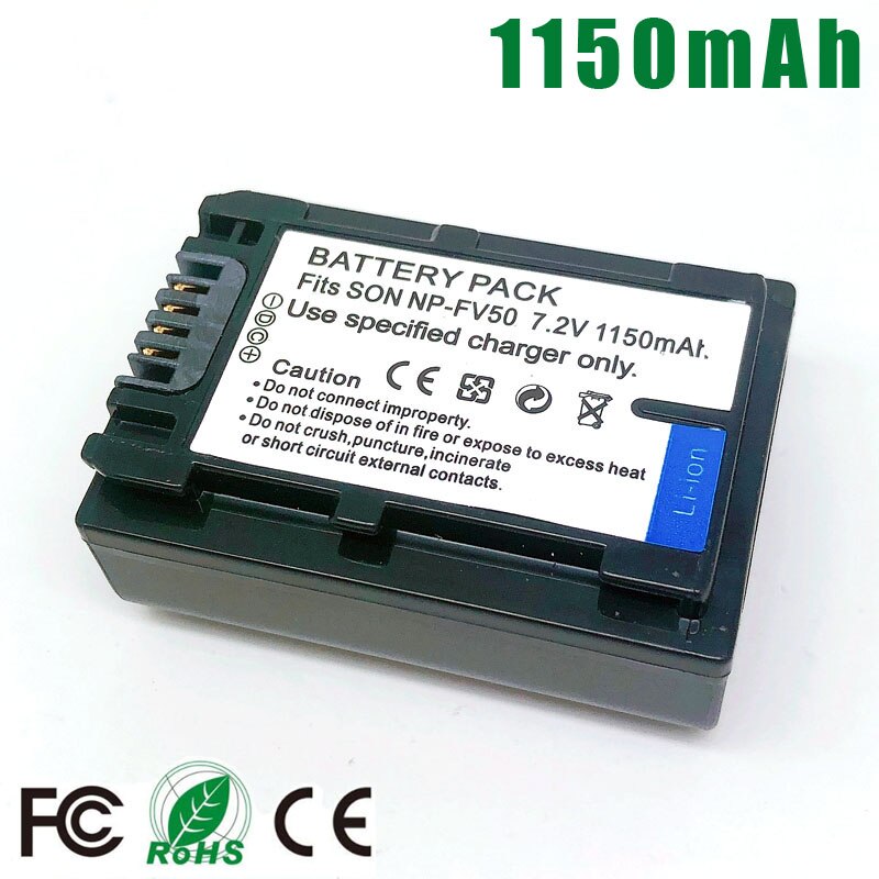 NP-FV50 NP FV50 Batterij Pack Voor Sony NP-FV30 FV50 FV70 FV90 FV100 FV120 HDR-SR68 DCR-SX85 DCR-SR20E DCR-SR21E HDR-CX190 CX130