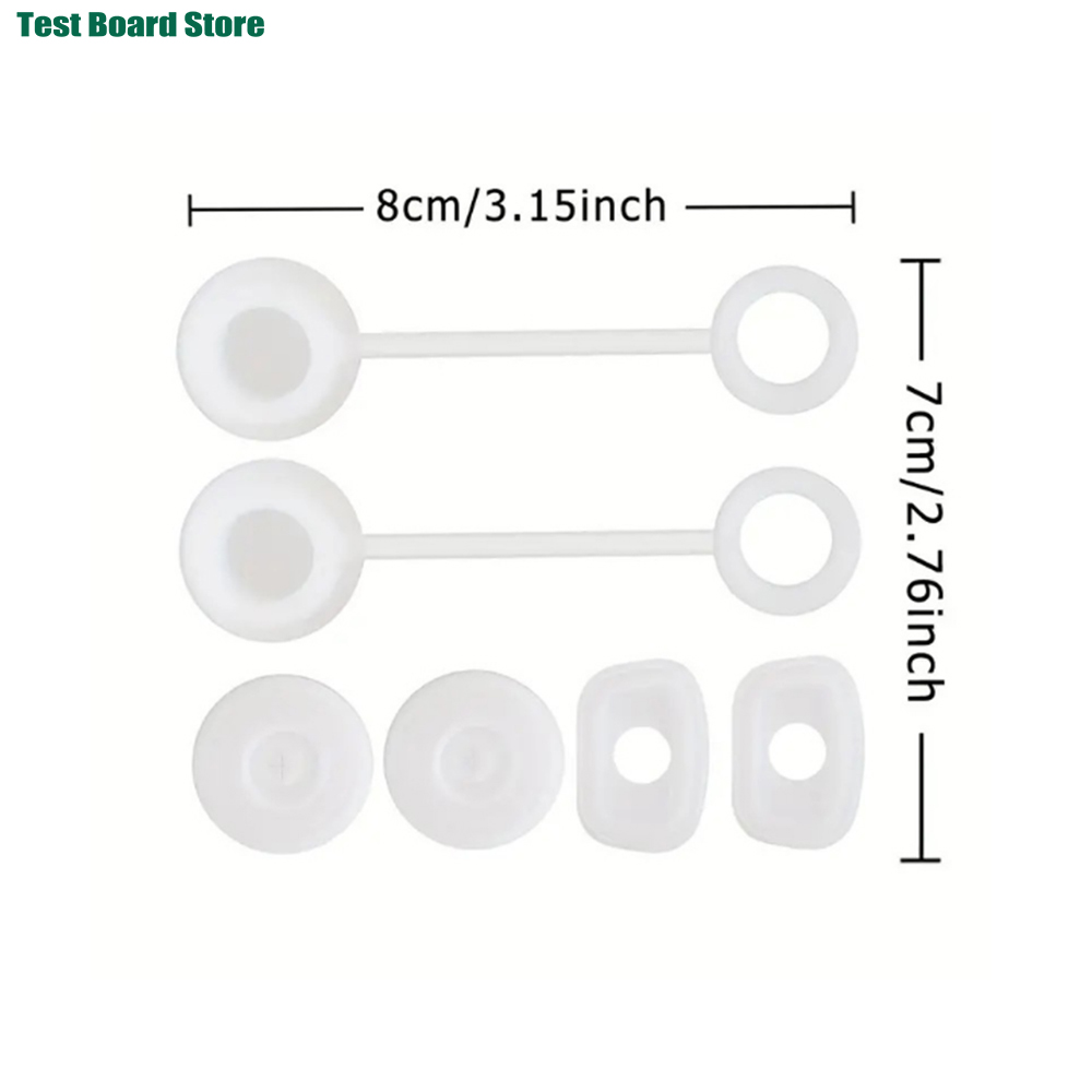 6Piece cup lid silicone spill proof plug Stanley cup straw lid leak proof plug compatible with 1.0 40oz/30oz
