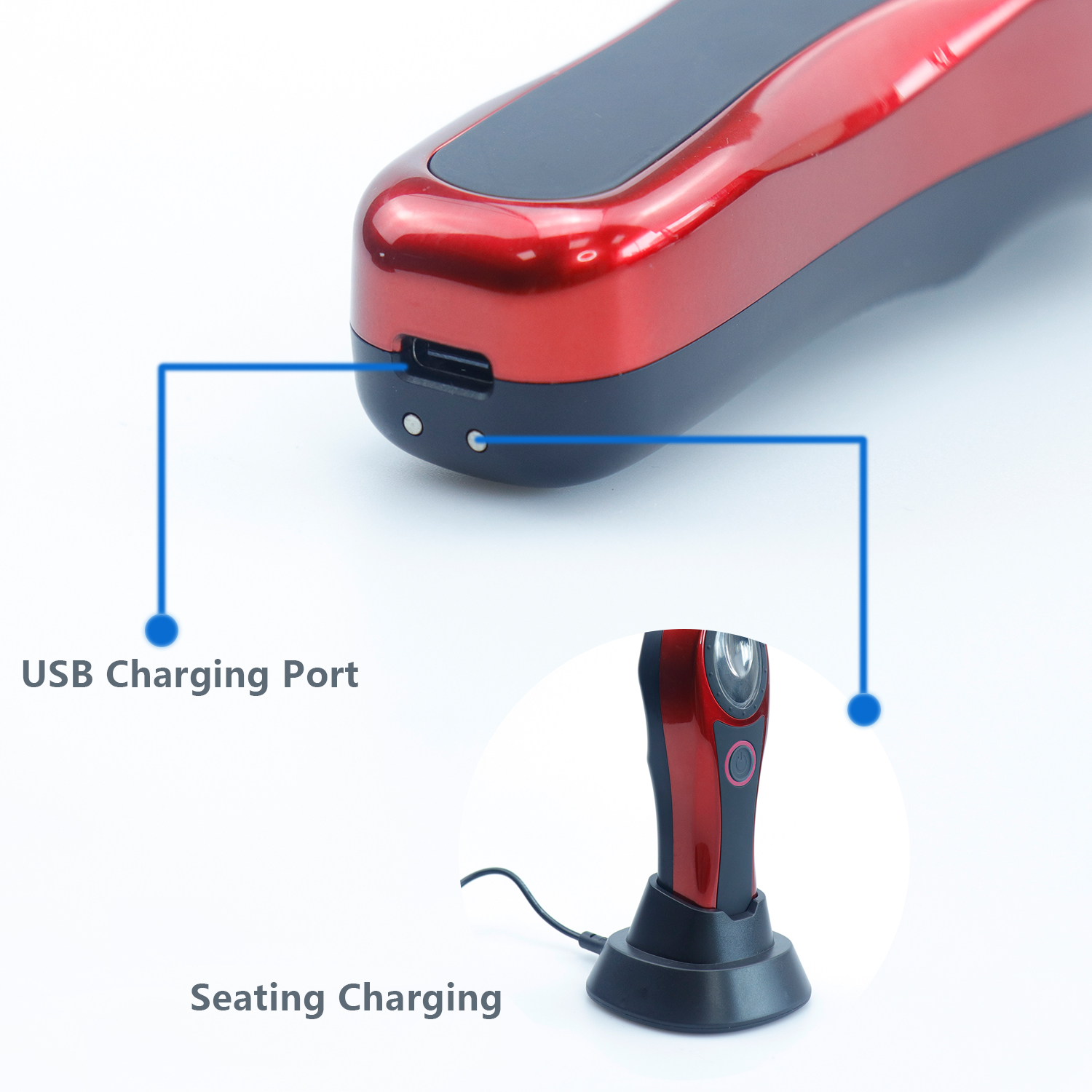 HClippers Barber Hair Trimmer Men's Electric Hair Clipper with DLC Coating Blade for Hair Styling Trimmering HC231S