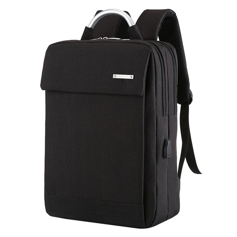 Men Laptop Backpacks Travel Backpack Multifunction Business Bag Anti Theft USB Charging Waterproof Unisex School Backpack: black 6